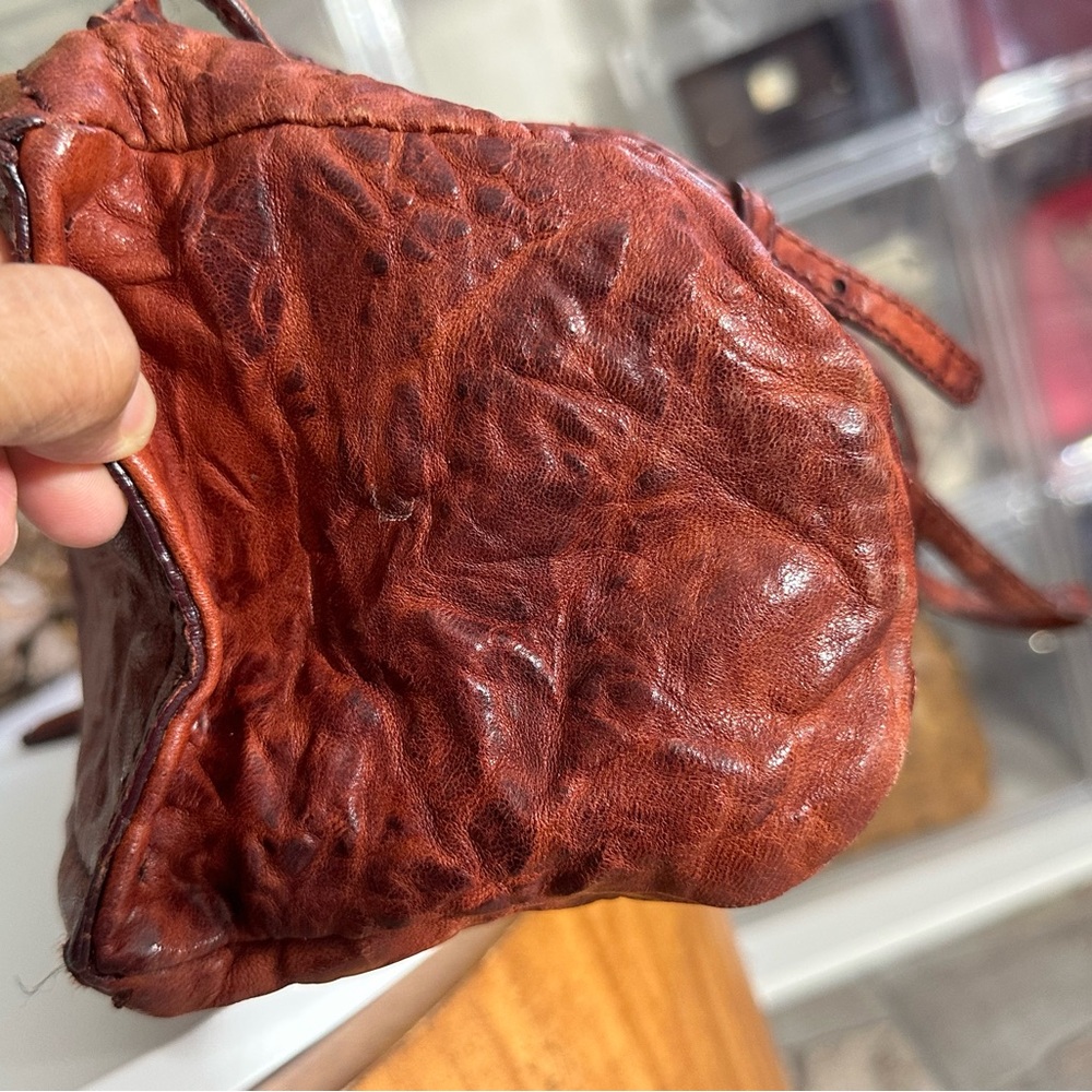 Givenchy Pandora mini Mahogany Leather crossbody Bag - Picture 7 of 13